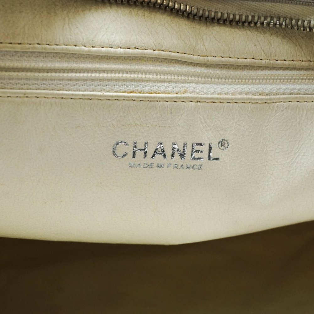 Auth Chanel Shoulder Bag Gray Canvas #14105C40 - Picture 8 of 15